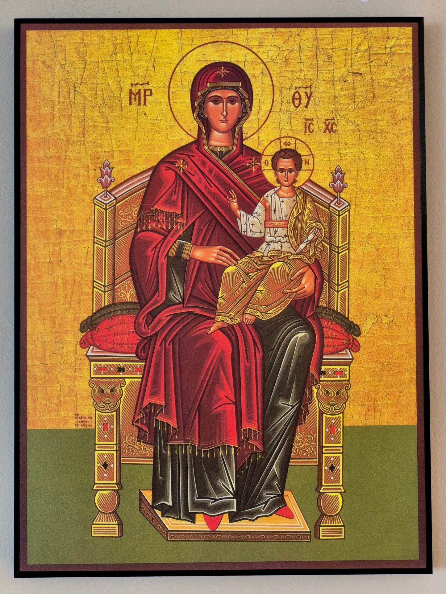 103L Virgin Mary Enthroned & Child