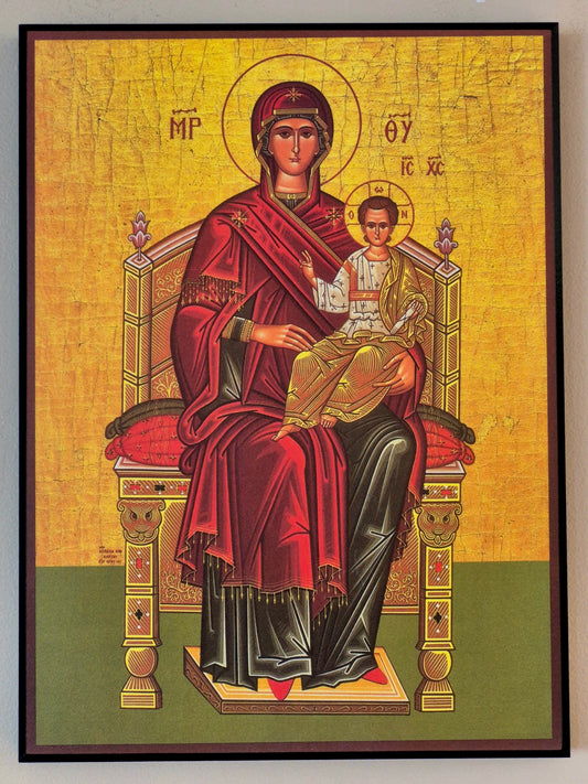 103L Virgin Mary Enthroned & Child
